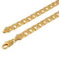 【Daily Necessities For Anyone Store】18K Yellow Gold GF 10mm Mens Women's Curb Chain Jewelry.