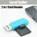 USB OTG Card Reader Type C OTG TF SD Memory Card Reader Adapter. 