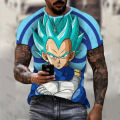 T-shirts Dragon Ball Z Goku Short Sleeve Shirt Men Vegeta T-shirt Ropa High Quality Clothing 2024 Oversized Streetwear Y2k. 