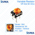 502 5K ohm Variable Resistor Trimpot Trimmer Vertical Potentiometer VR. 