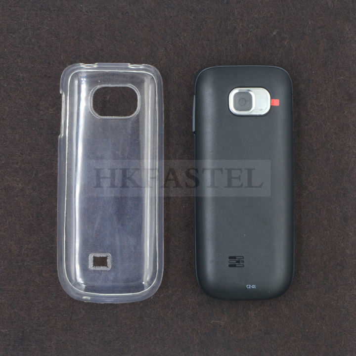 HKFASTEL%20Protection%20Case%20For%20Nokia%20C2%20C2-01%20C2%2001%20jelly%20Clear%20Soft%20TPU%20Back%20Case%20Protection%20Skin%20Camera%20Protect%20Cover%20-%20Image%203
