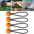 4x Bungee Cords Tie Down Straps 4mm with Ball for Tents Holding Hoses Wire 10cm.