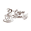 Wall Stickers DIY Cafe Restaurant Living Room Cabinet Art Home Decoration Self Adhesive Wallpaper Creative Coffee Cup Pattern. 