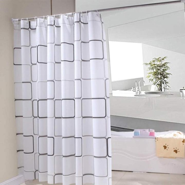 Waterproof%20Bath%20Curtains%20With%20Hooks%20Shower%20Curtain%20180cm%20X%20180cm%20For%20Families%20Apartments%20Dormitories%20Hotels%202022%20new%20-%20Image%208