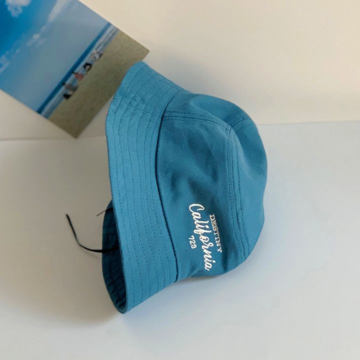 New%20Kids%20Bucket%20Hat%20Sumbrero%20Letter%20Embroidery%20Summer%20Simple%20Baby%20Fisherman%20Hat%20Sun%20Protection%20Outdoor%20Beach%20Hat%20Sunscreen%20Sun%20Hat%20-%20Image%202