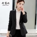 Korean Fashion Slim Blazers For Women Coat Jacket New Single Button Chic Suits Office Ladies Long Sleeve Elegant Casual Blazer. 
