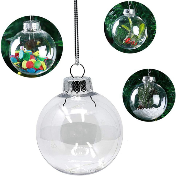 48PCS%20Clear%20Plastic%20Fillable%20Christmas%20Balls%208cm%20DIY%20Xmas%20Tree%20Ornament%20Decoration%20Arts%20Crafts%20-%20Image%207