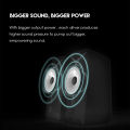 FANTECH GS301 TRIFCTA Wireless BT 5.0 Speakers Dual Mode 3.5mm Wired stereo Surround Music RGB Speakers for PC Laptop Phone TV. 