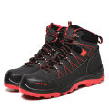 New high-top work cotton shoes anti-smashing anti-piercing construction site safety shoes steel toe cap thickened safety boots men.