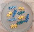 Star Hairpin /Side/Duckbill Yellow/Blue Clip For sweet Girl/Women. 