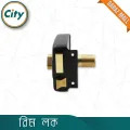 Auto Lock Security Lock Heavy Rim Lock For Main Door Lock With 12 Keys Black. 