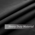 Blackout Short Curtains Thermal Insulating Half Window Tier Curtain Rod Pocket for Bedroom Kitchen RV Camper Bathroom Decoration.