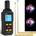 Ghosthunting Equipment Kit 1 EMF Radiation Detector 2 LED Cat Balls 2 Copper Track Poles Cat Balls Ghosthunting Ghost Equipment 5PCS.