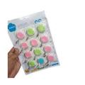 12 pcs Adhesive Hooks Heavy Duty Wall Hooks.