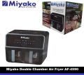 Miyako AF-4590 Double Chamber Digital Touch Panel Air Fryer, 9Liters..