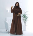 abaya borka (Afrin Borka) (No Hijab) Dubai Cherry stylish party borka fashion collection Fashionable khimar Lycra borka for Women. 