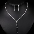 【beauty code store】BLIJERY Fashion Bridesmaid Bridal Jewelry Women Rhinestone Crystal Necklace Earrings Sets Prom Wedding Jewelry.