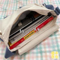 Messenger Bag Japanese Handbags School Korean Single Shoulder Girl Student Hong Kong Style Retro Large Capacity Postman Women's. 