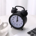 Vintage Twin Bell Alarm Clock – Retro Style, Loud Ringer, Silent Quartz Movement – Cute Desk Decor for Bedroom or Office. 