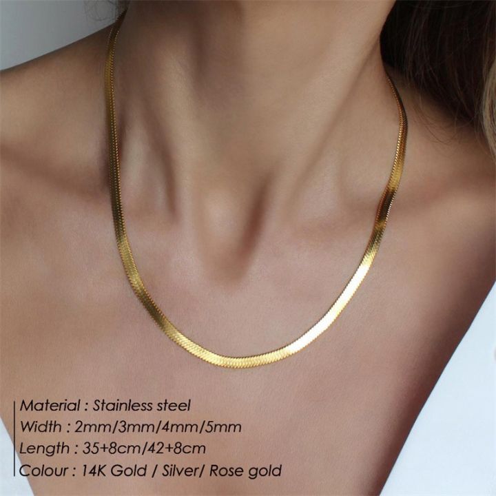 Women's%20Stylish%20Simple%20Snake%20Necklace%20Fashion%20Jewelry%20Accessory%20-%20Image%203
