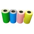 Self-Adhesive Inkless Waterproof Green Color Thermal Sticker Paper Roll 3 PCS 57mm X 30mm - Perfect For Mini Photo And Label Printers. 