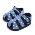 【7Rings Store】（NEW）Baby Boys Roma Sandals, Star Hollow Out Soft Sole Summer Beach Shoes First Walkers. 