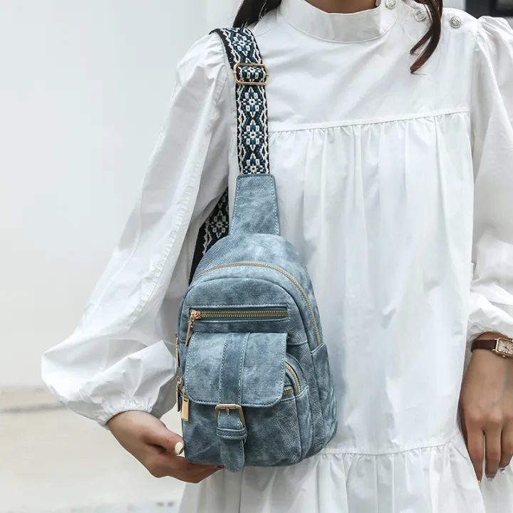 Cross-border%20tide%20chest%20bag%20women's%20simple%20fashion%20washed%20leather%20chest%20bag%20casual%20shopping%20crossbody%20bag%20street%20trend%20shoulder%20bag%20-%20Image%202