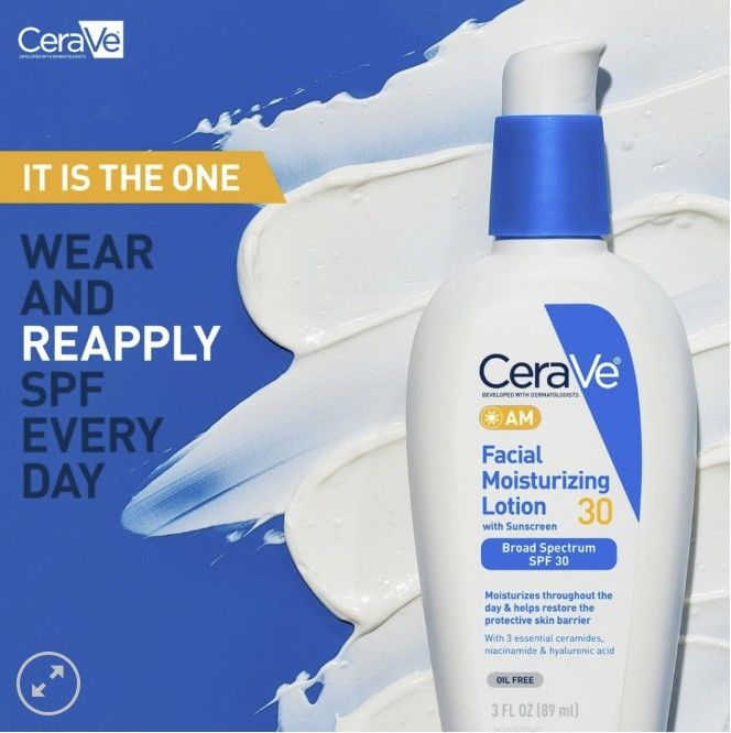 CeraVe AM Facial Moisturizing Lotion SPF 30-60 ml