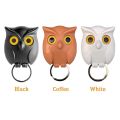 1/5pcs Scary Night Owl Magnetic Key Hooks Adhesive Hold Keychain Key Hanger Will Open Eyes Wall Decorative Hook For Kitchen Home. 