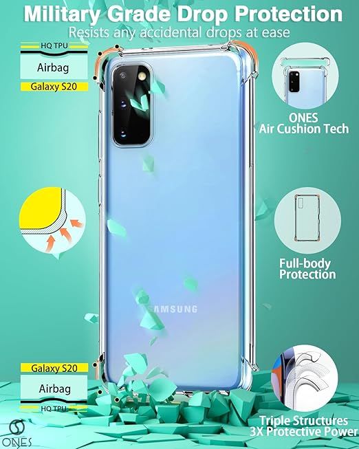 Samsung%20S20%20Transparent%20Clear%20Slim%20Soft%20Cover%20Skin%20Gel%20TPU%20Case%20cover%20With%20Bumper%20-%20Image%204