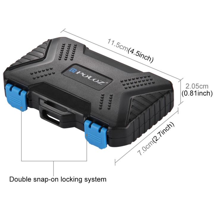 PULUZ%2027%20in%201%20Memory%20Card%20/%20SD%20Card%20Storage%20Case%20Storage%20Box%20-%20Black%20for%204CF%20+%208SD%20+%209TF%20+%201Card%20PIN%20+%201SIM%20+%202M-SIM%20+%202N-SIM%20-%20Image%207