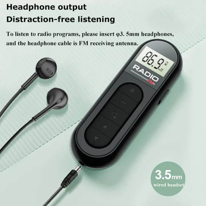 Mini%20Pocket%20FM%20Radio%20With%20Backlight%20LCD%20Display%20Wired%203.5Mm%20Headphones%20Easy%20To%20Use%20-%20Image%204