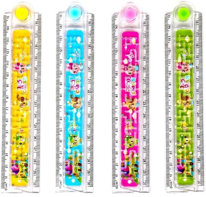 Folding Games Scale Ruler with Multiple Design Shaped