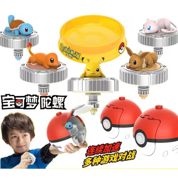 Pokemon Toys Pikachu Tops Launchers Beyblade Magic Gyro Action Figure Children Arena Toy Boy Birthday Christmas Holiday Gifts