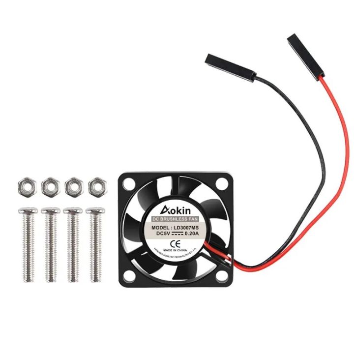 Small Computer Fan Rectangular Raspberry Pi 3 B+ Fan Small Computer Fan For Raspberry Pi Cooling Fan ...