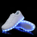 LED Shoes Luminous Shoes Men's Shoes USB Rechargeable Flash Shoes Amazon Breathable Low Top Shoes Light Shoes Small White Shoes Women's Shoes. 