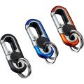 Double Ring Keychain Business Key Holder Men's Fashion Key Chain Gift Metal Key Buckle Car Styling Auto Car Accessories. 