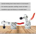 ZOROOM 4Pcs Quick Release Toggle Clamp -201 Antislip Horizontal 59Lbs Holding Capacity for Machine Operation, Woodworking. 