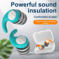 1Pair Sleeping Ear Plugs Noise Reduction Tapones Oido Ruido Soft Oordopjes Earplug Waterproof Tapones Para Dormir Earplugs.