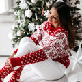 Women Christmas Sweater ladies knitting sweater snowflake Sweater Pullover Autumn Winter Long sleeves. 
