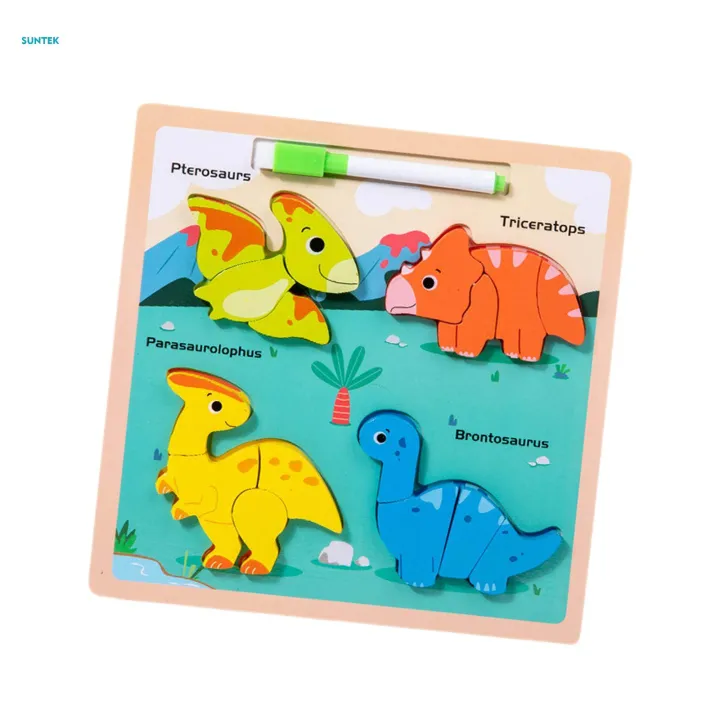 Wooden%20Puzzle%20Drawing%20Board%20Development%20Toy%20Shape%20Matching%20for%201%202%203%20Years%20Old%20Boys%20Girl%20Kids%20-%20Image%202
