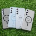Samsung Galaxy A16 5G Magsafe PC Hard Crystal Back Cover Transparent Case. 