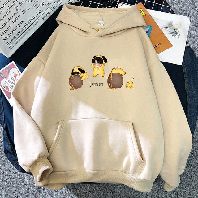 Fashion Jimin Yellow Hoodie Fashion Kpop Butter Album Jimin Hoodie