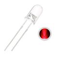 5mm Round Transparent Round Ultra Bright RED LED (Light Emitting Diode). 