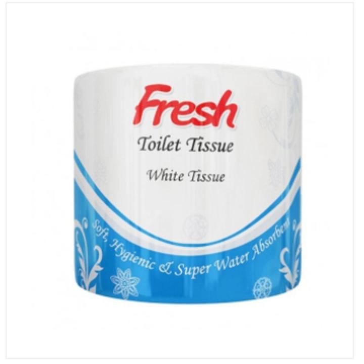 Fresh Toilet Tissue Paper - White-12 Pcs