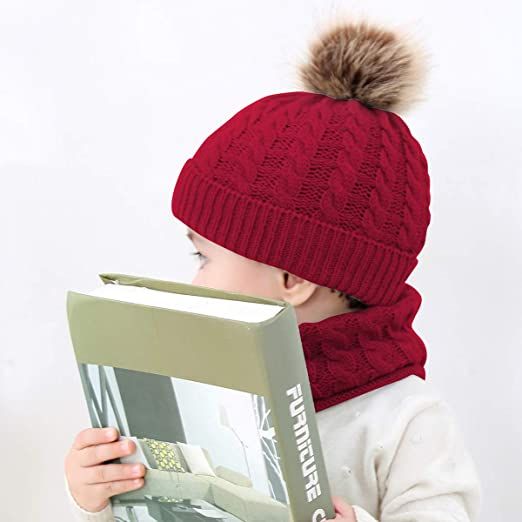 Hat%20for%20Kids%202Pcs%20Toddler%20Baby%20Girl%20s%20Boy%20Winter%20Warm%20Knitted%20Beanie%20Cap+Scarf%20Keep%20Set%20-%20Image%204