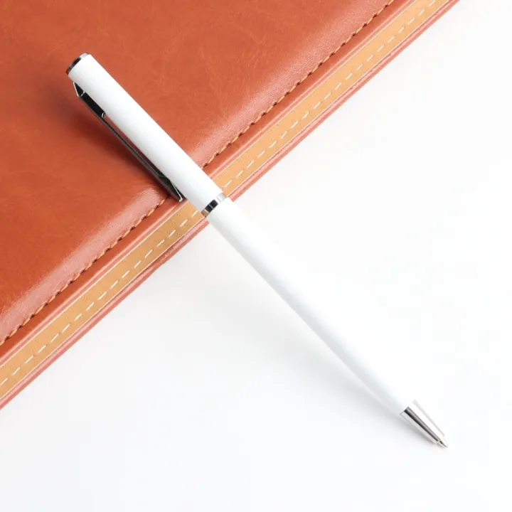 2Pcs%20Metal%20Ballpoint%20Pen%20For%20School%20Office%20Stainless%20steel%20Material%20Rotating%20Stationery%20Black%20Blue%20Ink%20Ball%20Pen%20Supplies%20Pens%20-%20Image%207