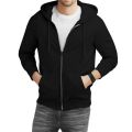 BLACK COLOR FLEECE & COTTON LONG SLEEVE CASUAL WINTER HOODIE FOR MEN .. 