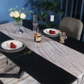 Light Luxury Modern Simple Table Runner High-End Nordic Yarn-Dyed Jacquard Table Cloth Hotel Hotel Bed Runner. 