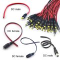 10pcs 12V AC DC Male Jack Adapter Power Cable Connectors Cords DC Female Wire for LED Strip Light Lamp CCTV Camera. 